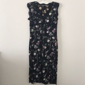 Beautiful Guess Jeans black floral dress